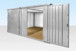 4M X 4.2M Side Linked Flat Pack Container Bundle (Galvanised)