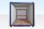 Adjustable, Heavy Duty Two Tier Racking For Rear Of Container