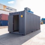 Enhanced 20ft Standard Shipping Container – Grey Finish