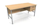 Site Office Single Pedestal Desk (1500m)