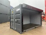 Shipping Container with Electrified Full Roll Up Side Opening
