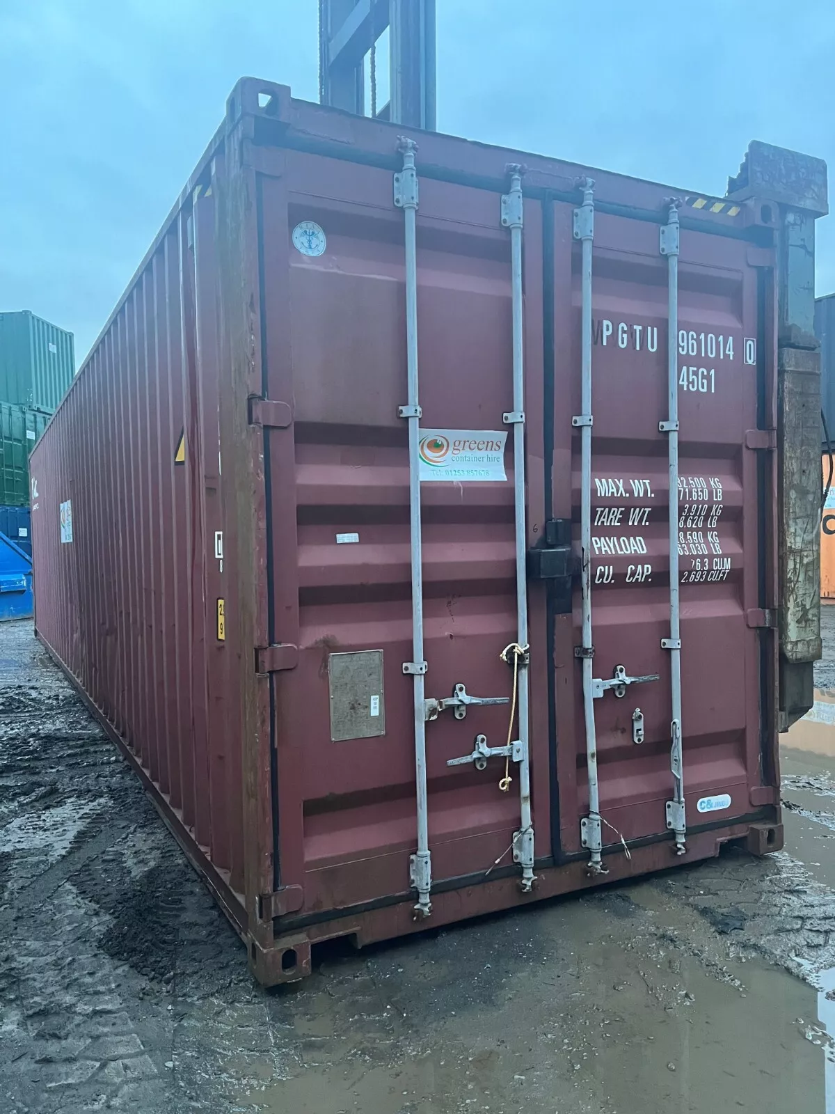 40FT Hi Cube Shipping Container
