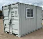 9ft Container Office complete with window and side door